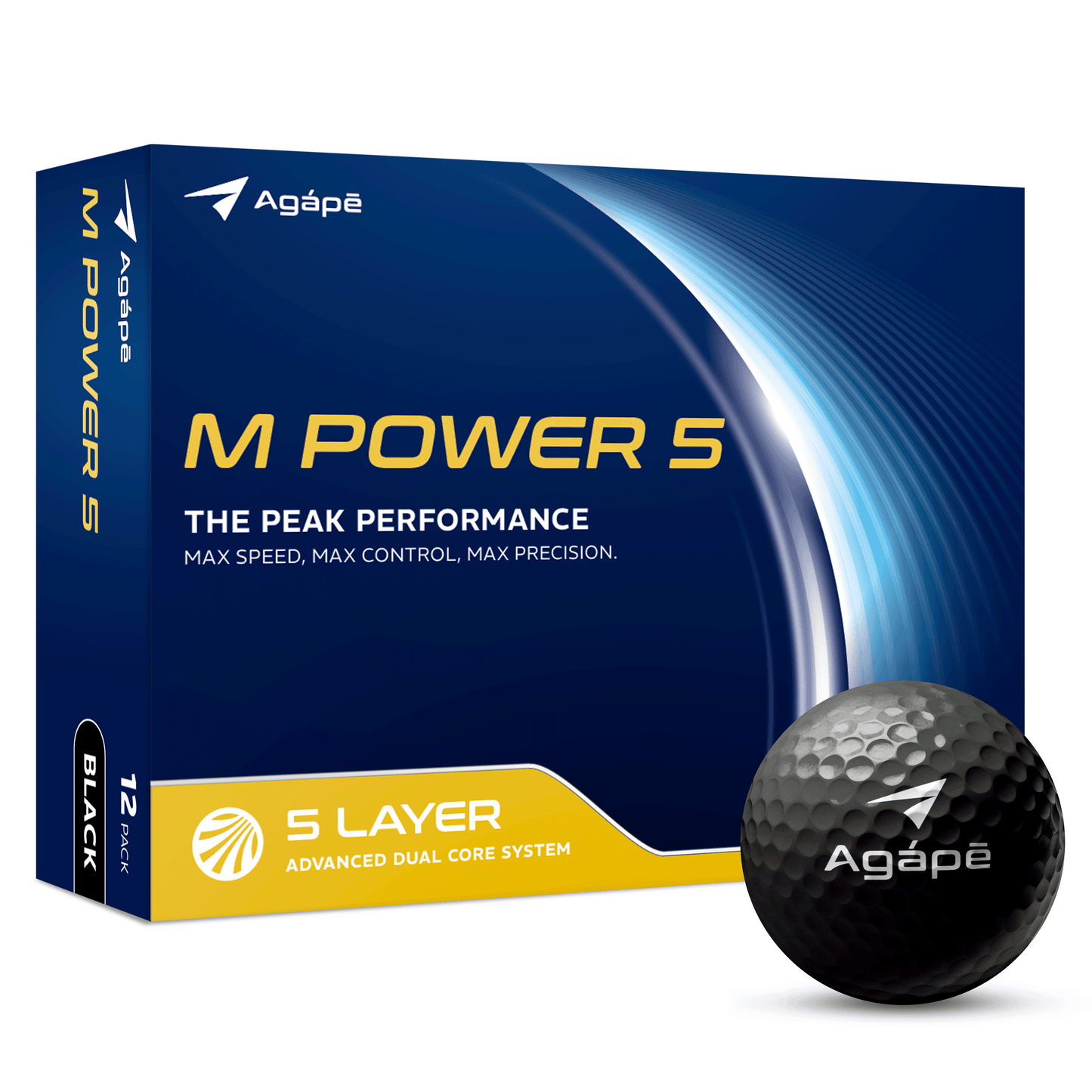 agape M Power 5 Golf Ball